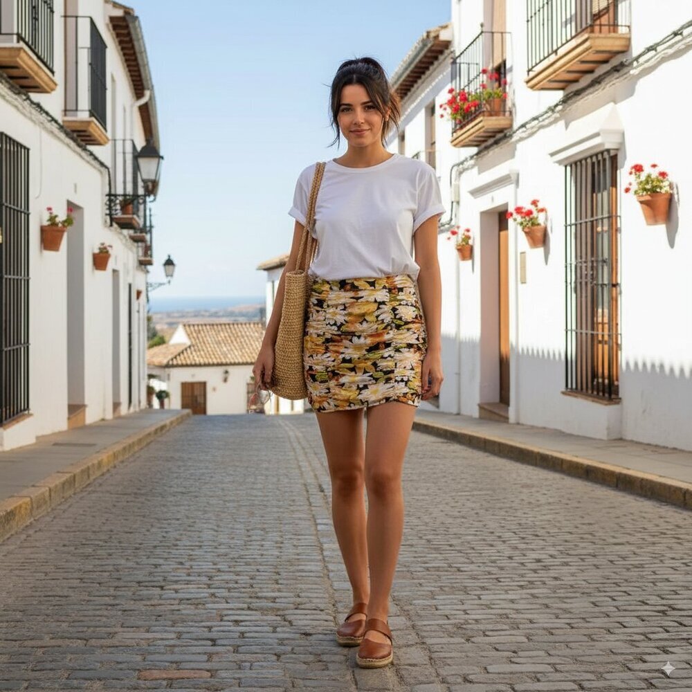 Finders Keepers Lamour Mini Skirt Black Floral NWT